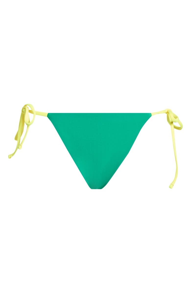 Maaji Sunning Side Tie Bikini Bottoms, Alternate, color, Green