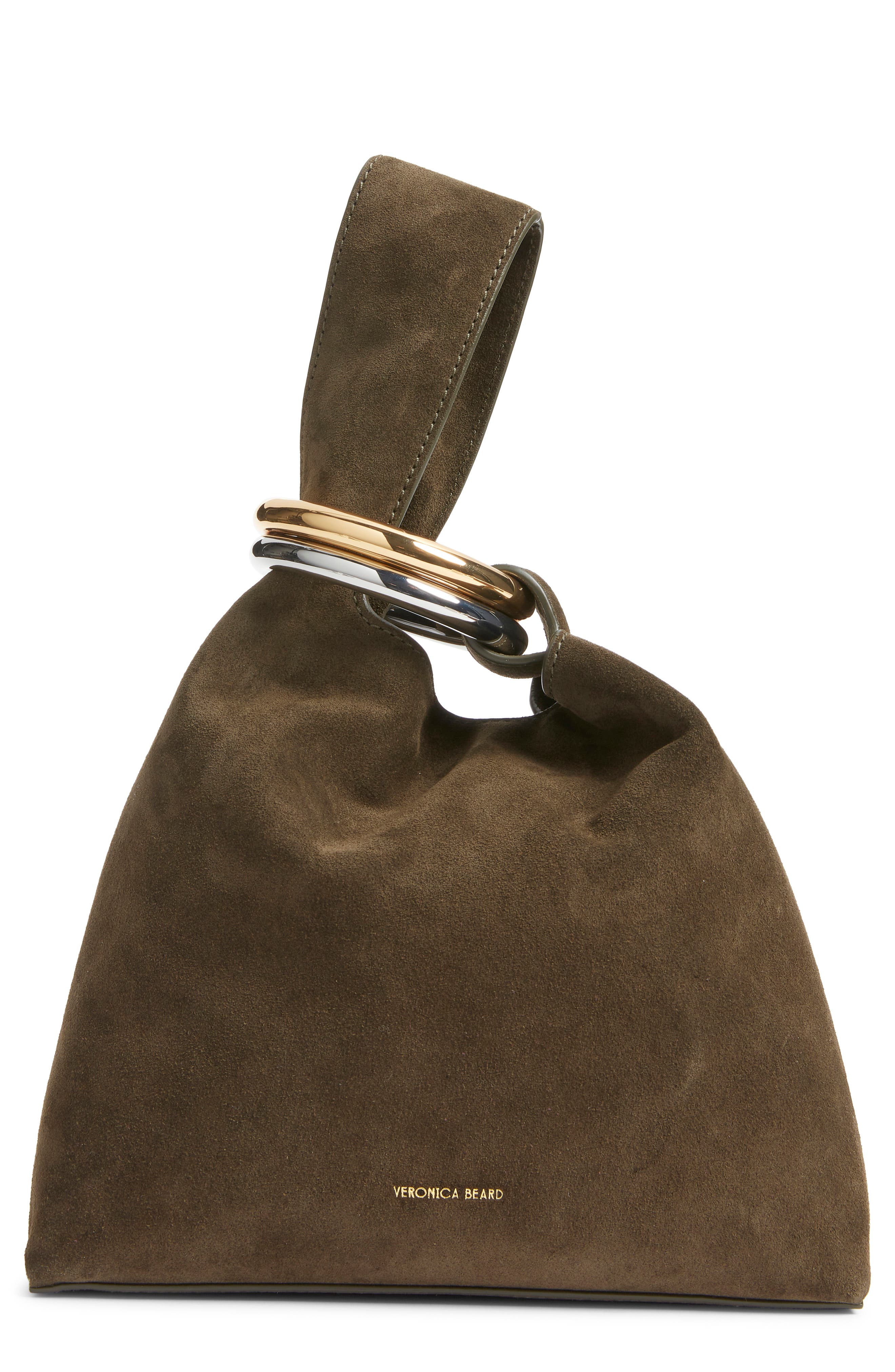 Swing Suede Top Handle Bag, Main, color, CYPRESS