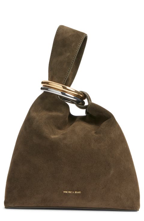 Swing Suede Top Handle Bag