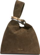 Veronica Beard Swing Suede Top Handle Bag