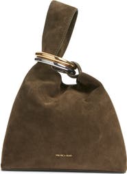 Veronica Beard Swing Suede Top Handle Bag