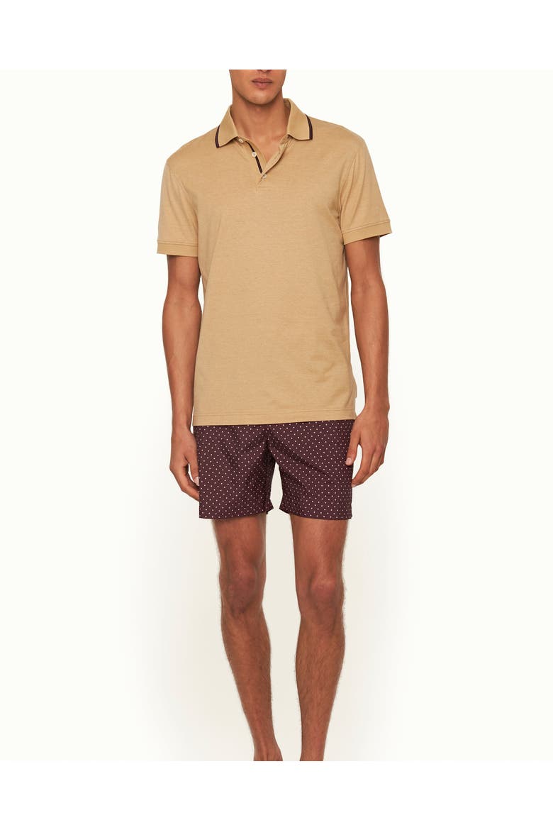 Dominic Cotton Classic-Fit Polo Shirt, Main, color, Biscuit