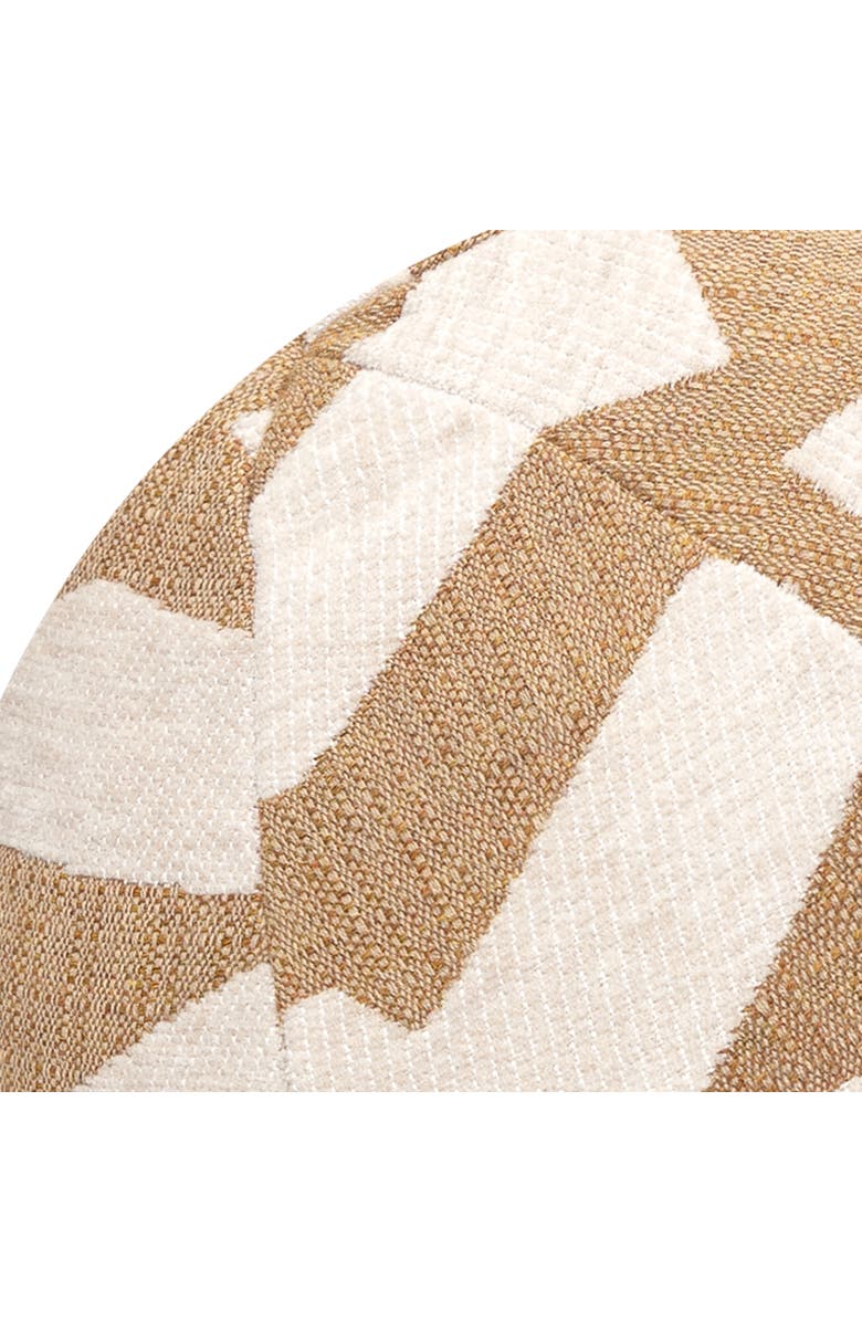 Elaine Smith Fascination Caramel Indoor & Outdoor Woven Accent Orb Pillow, Alternate, color, Caramel