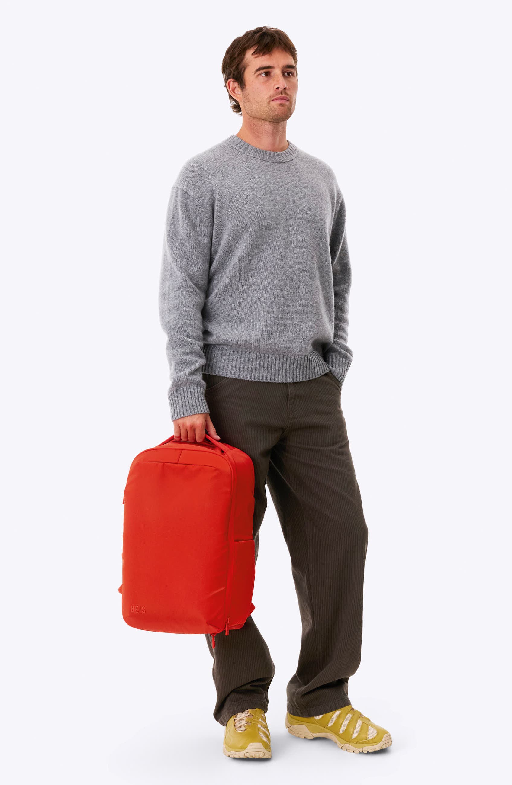 The Pro Travel Backpack, Alternate, color, FLAME