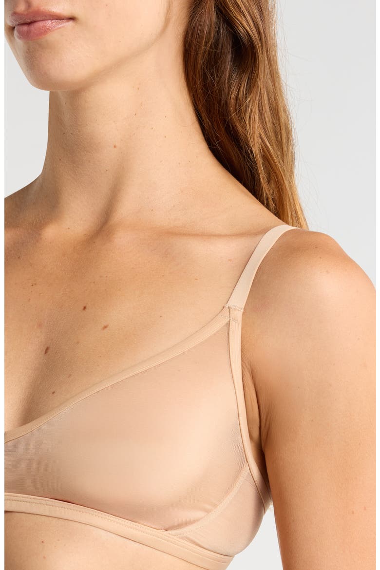 Invisible Lift Triangle Bralette, Alternate, color, BEIGE