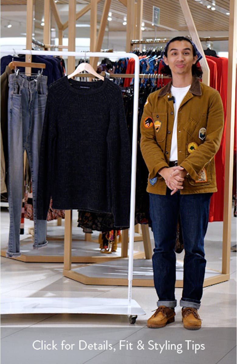 Ribbed Crewneck Sweater, sales video thumbnail