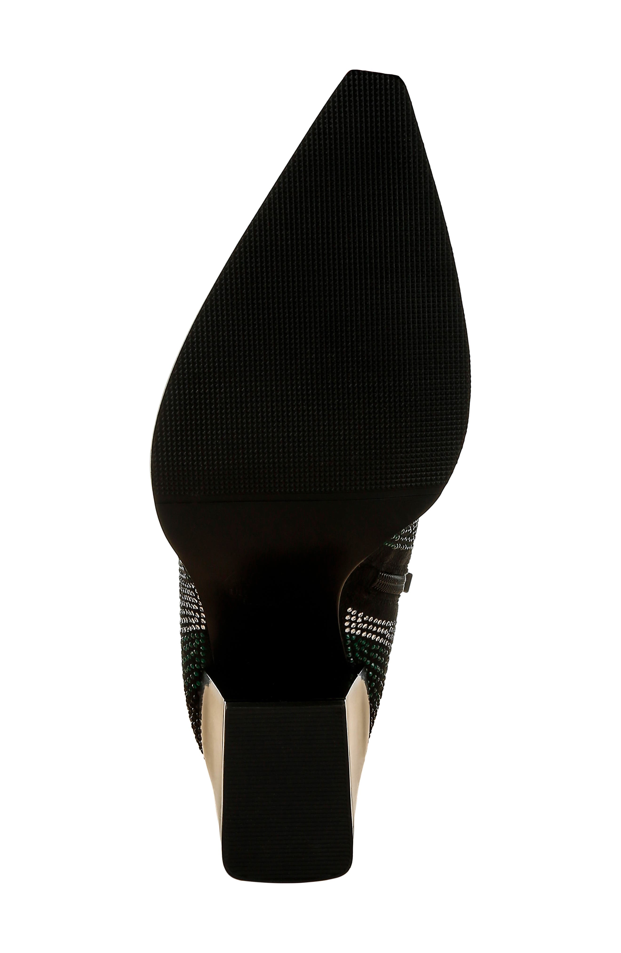 Zarka Pointed Toe Bootie, Alternate, color, GREEN