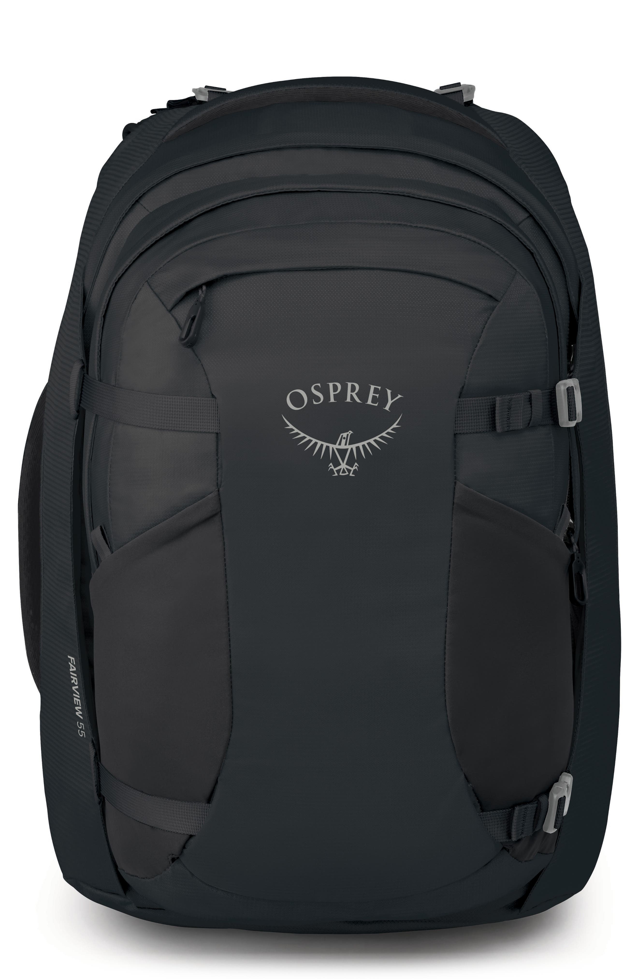 Fairview 55-Liter Travel Backpack, Main, color, BLACK/BLACK