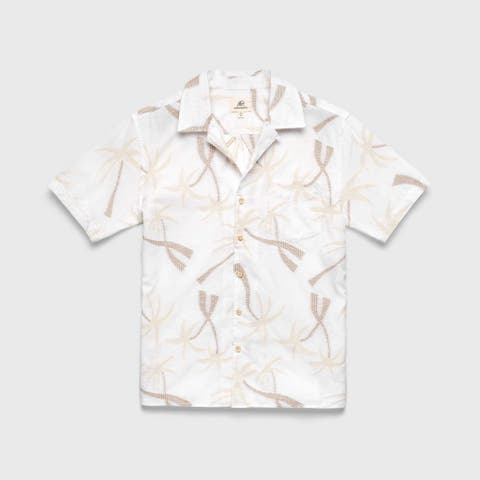 Mariner Palm Camp Collar Shirt