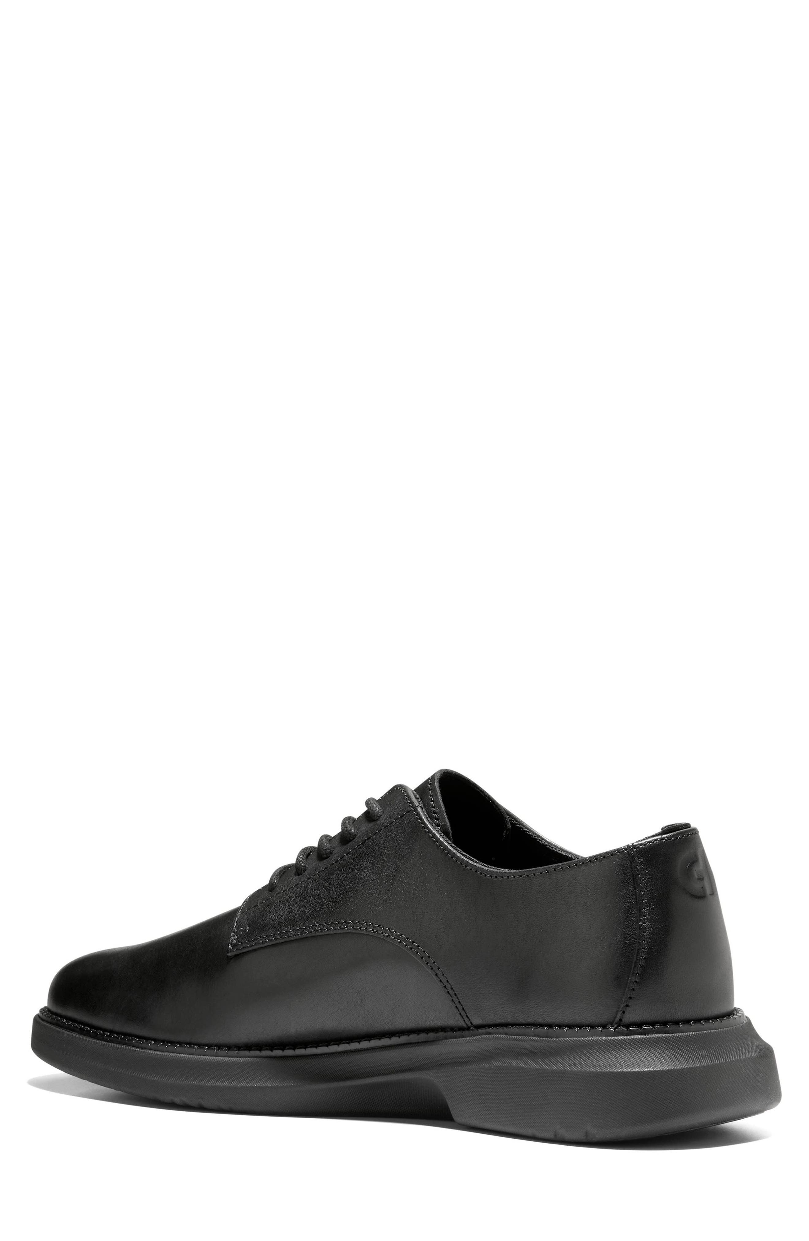 Cole Haan Grand Shadowlite Plain Toe Derby, Alternate, color, Black / Black / Black