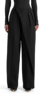 Manière De Voir Colette Tailored Wrap Pleat Trousers