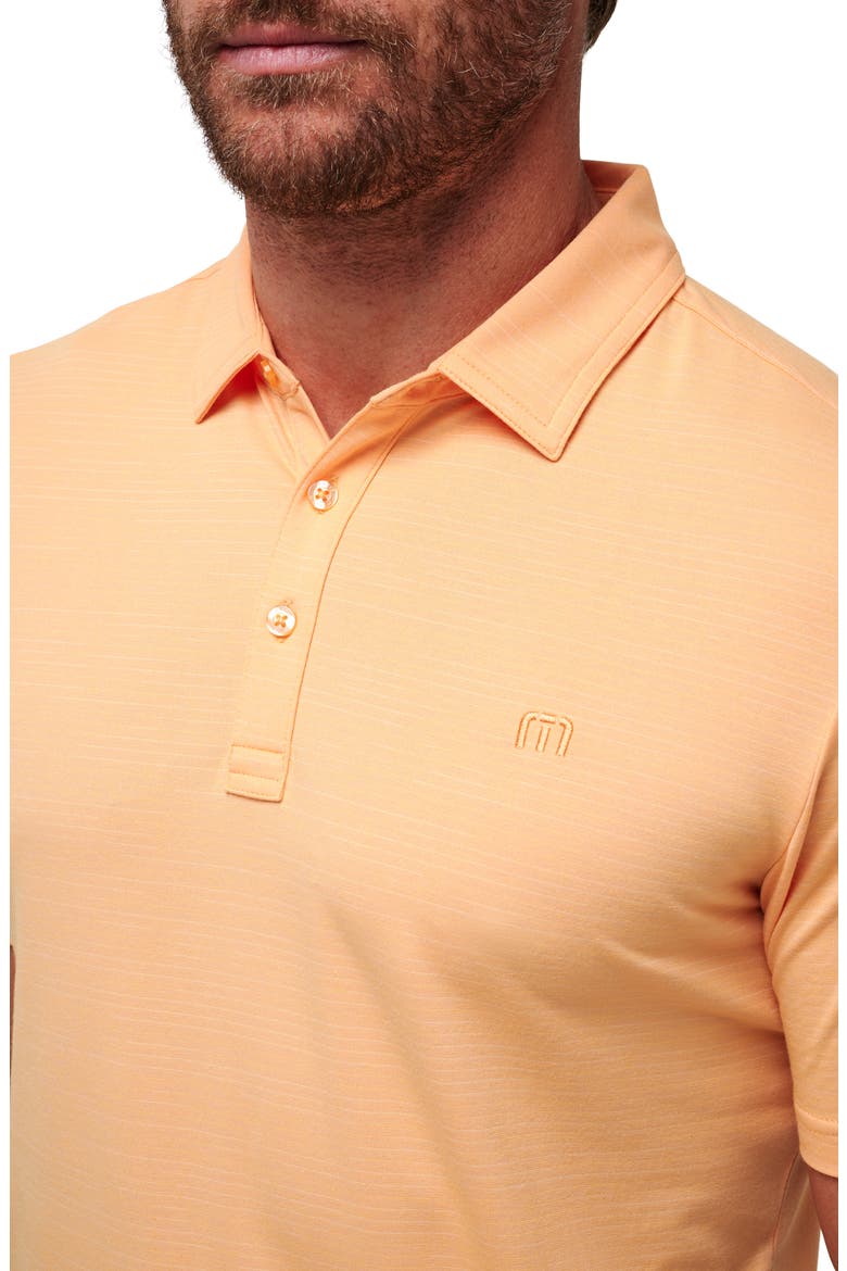 The Heater Solid Short Sleeve Performance Polo, Alternate, color, APRICOT