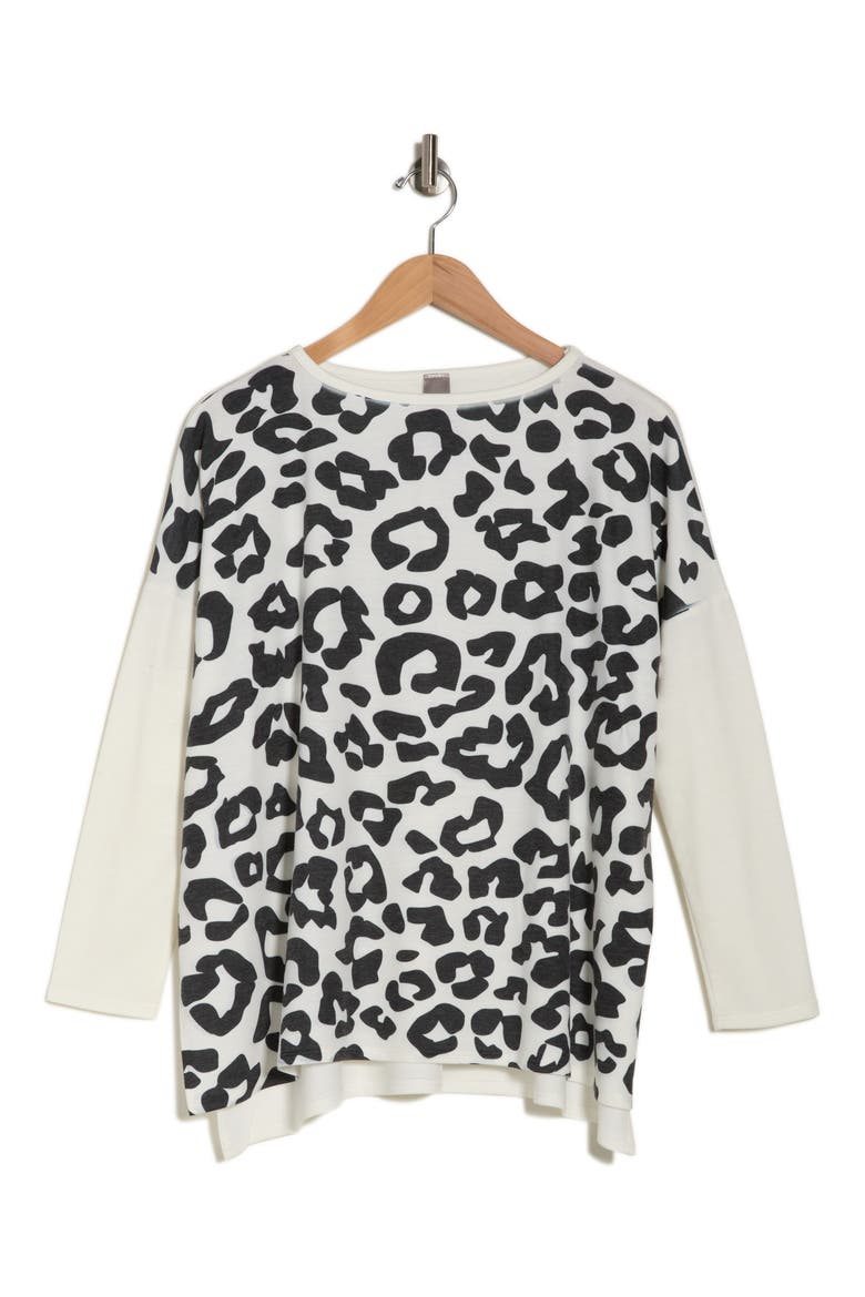 Drop Shoulder Knit Top, Alternate, color, BLACK