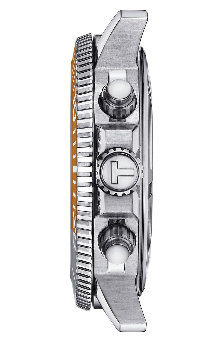 Tissot Seastar 1000 Chronograph Bracelet Watch, 45.5mm, Alternate, color, Cool Grey