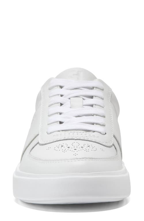 Cole Haan Grandpro Rally Canvas Court Sneaker In Optic White/silver Birch