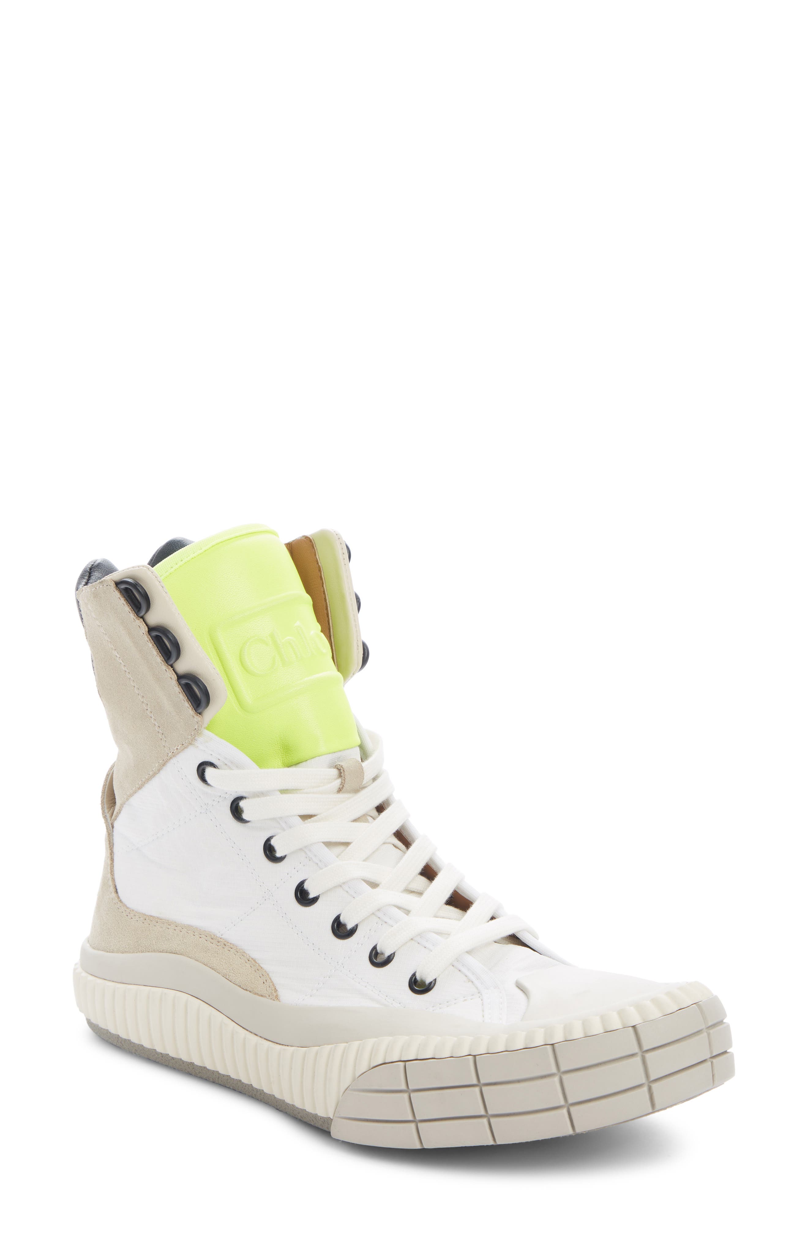 Chloé Clint High Top Sneaker, Main, color, 