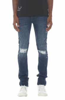HVMAN Strat Distressed Super Skinny Jeans