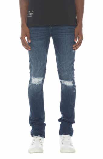HVMAN Strat Distressed Super Skinny Jeans