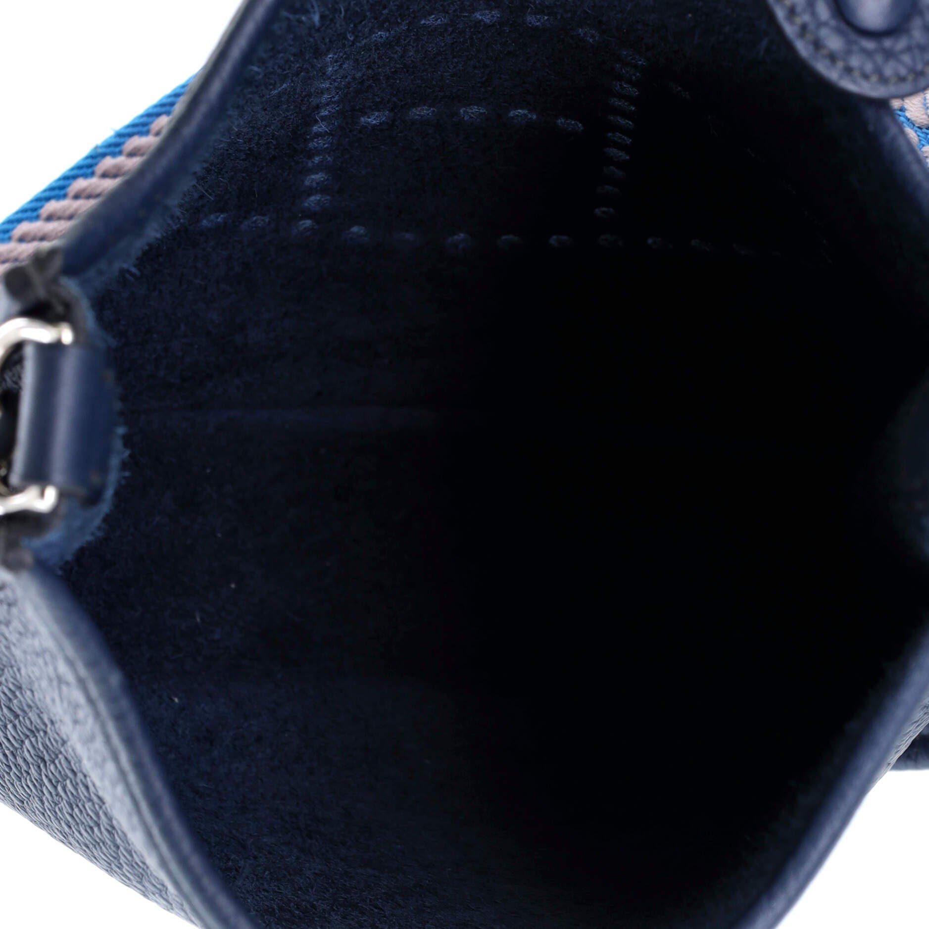 Pre-Owned Hermes Evelyne Bag Gen III Clemence TPM, Alternate, color, Bleu De Prusse