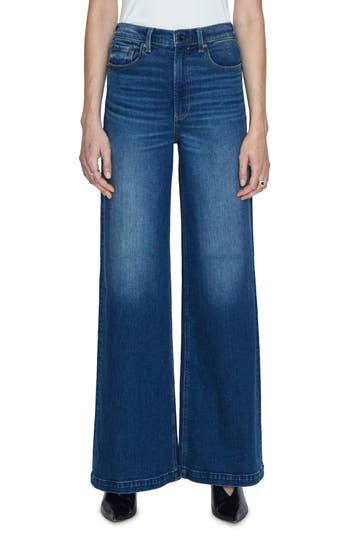 Pistola Lexi Mid Rise Bowed Straight Leg Jeans In Artisan