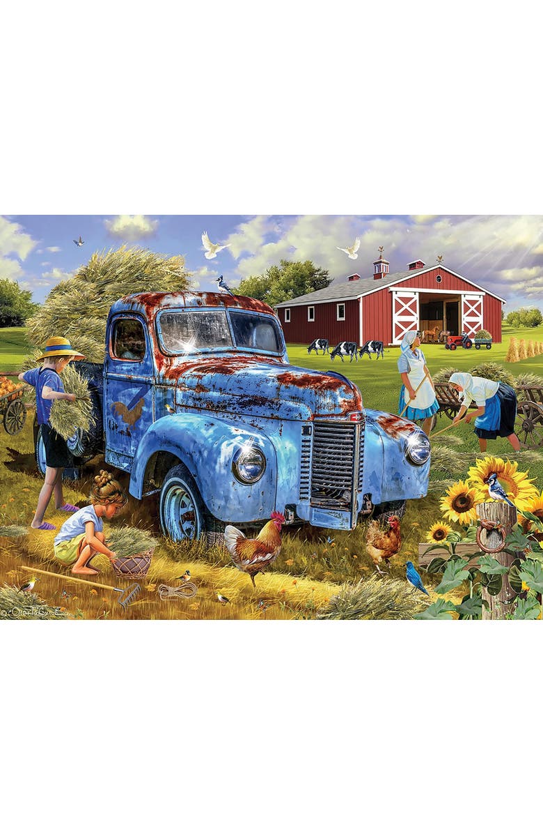 Sunsout Hay Harvestng 500 piece Jigsaw Puzzle for Adults, Alternate, color, Multicolor
