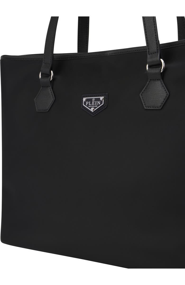 PHILIPP PLEIN Nylon Shopper Bag Women, Alternate, color, Black