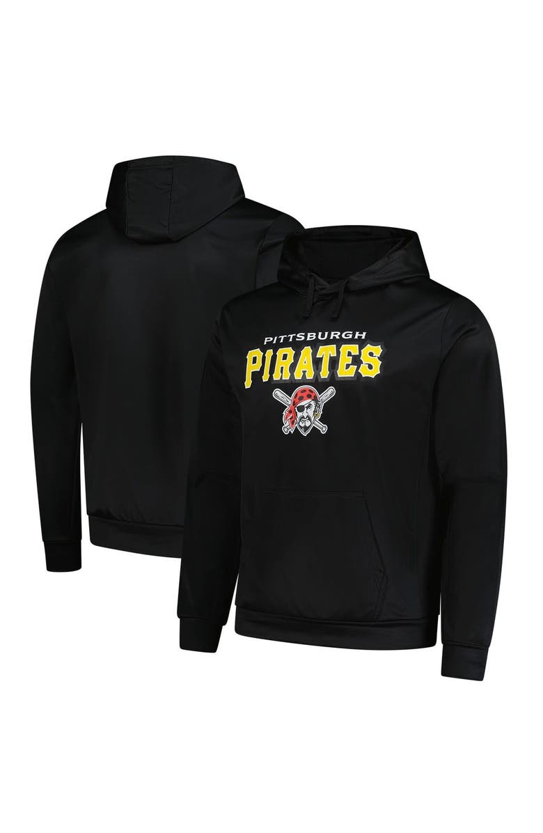 DUNBROOKE Men's Dunbrooke Black Pittsburgh Pirates Champion Pullover Hoodie, Alternate, color, Black