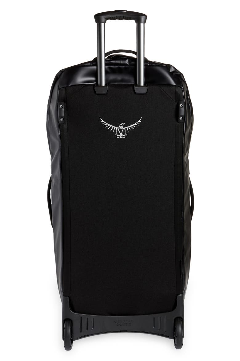 Transporter 120-Liter Wheeled Duffle Bag, Alternate, color, BLACK