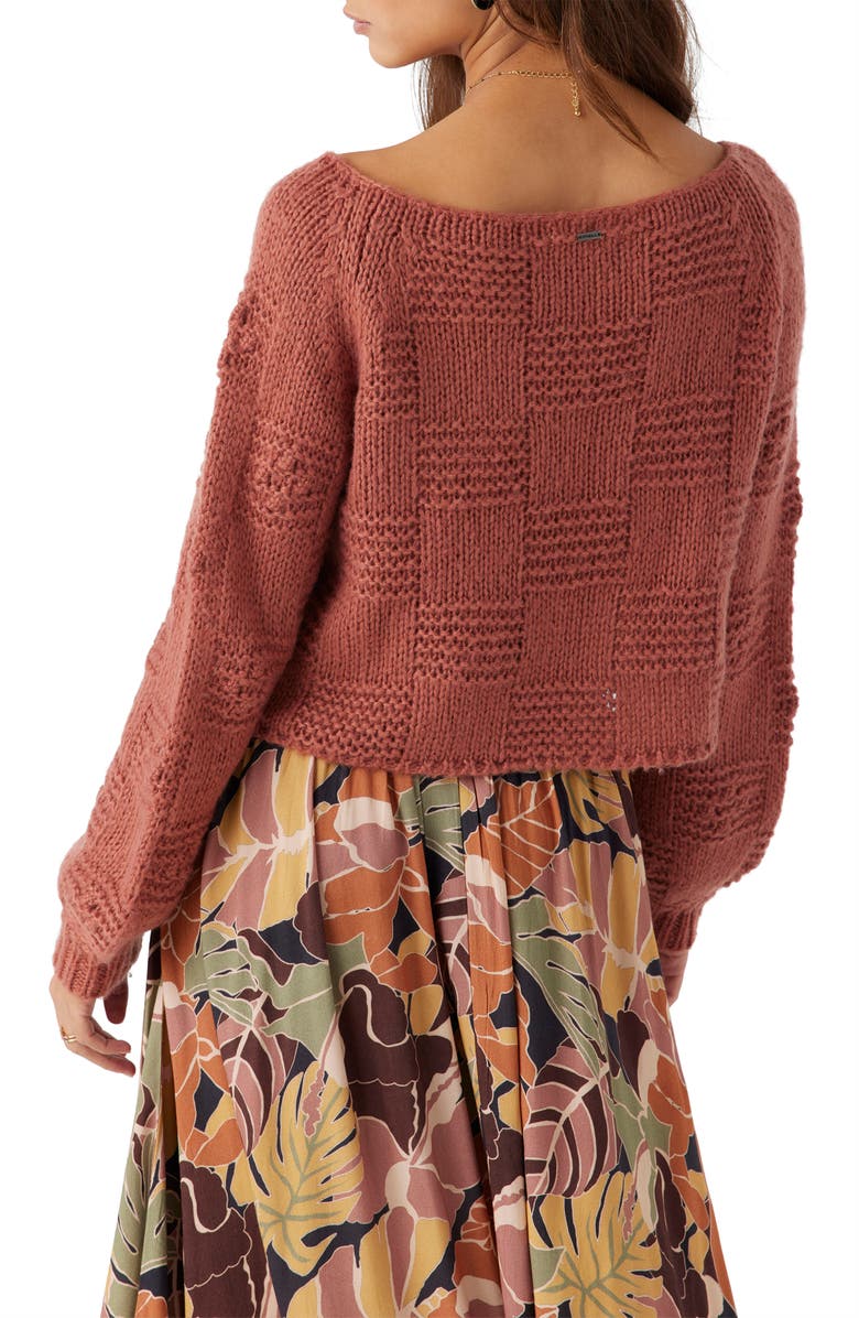 O'Neill Sacha Crop Sweater, Alternate, color, 