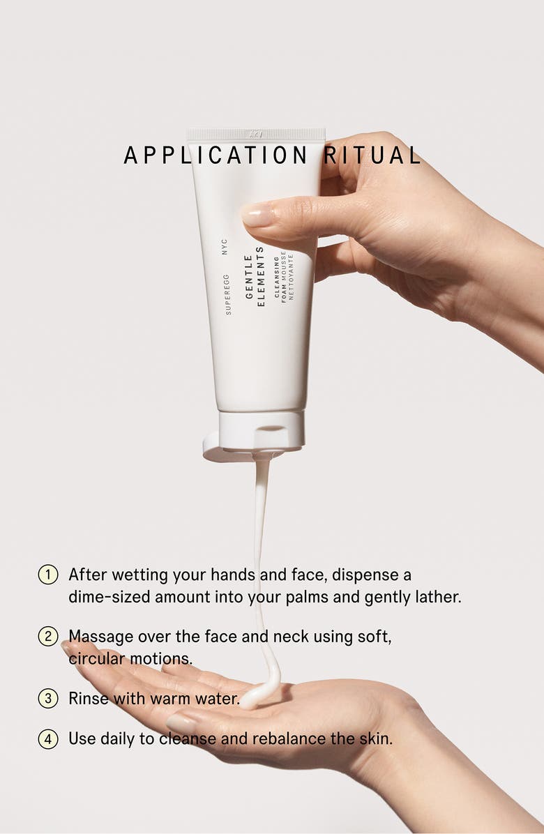 Superegg Gentle Elements Cleansing Foam, Alternate, color, 