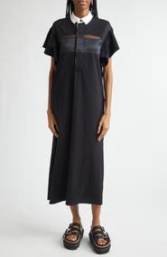 Sacai Cotton Jersey Dress
