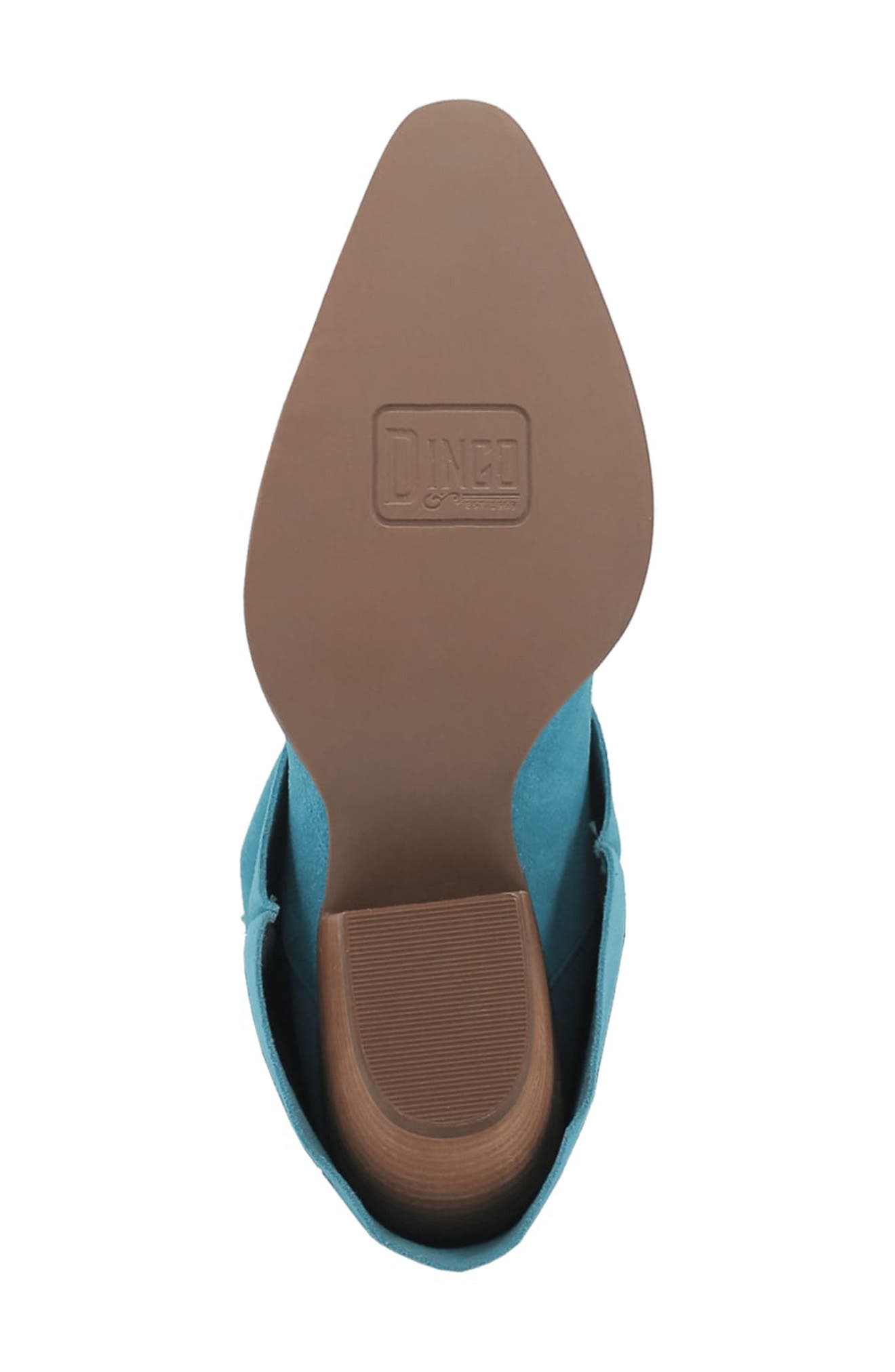 Dingo Spirit Trail Knee High Western Boot, Alternate, color, Blue