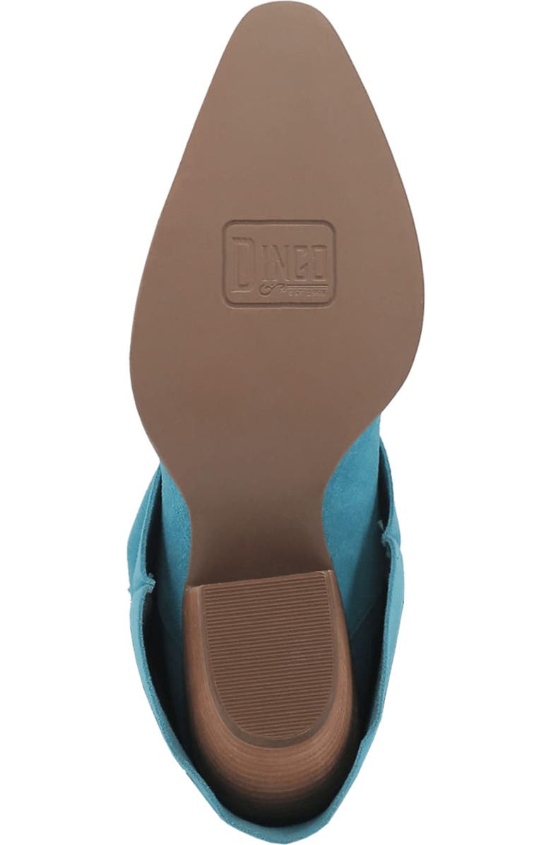 Dingo Spirit Trail Knee High Western Boot, Alternate, color, Blue