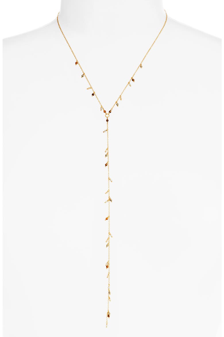 Tiger's Eye Mix Y-Necklace, Main, color, TIGERS EYE MIX