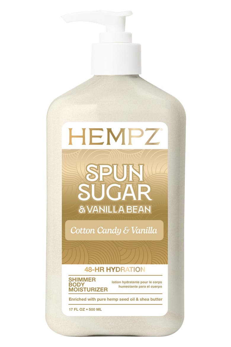 Spun Sugar & Vanilla Bean Body Moisturizer, Main, color, NO COLOR