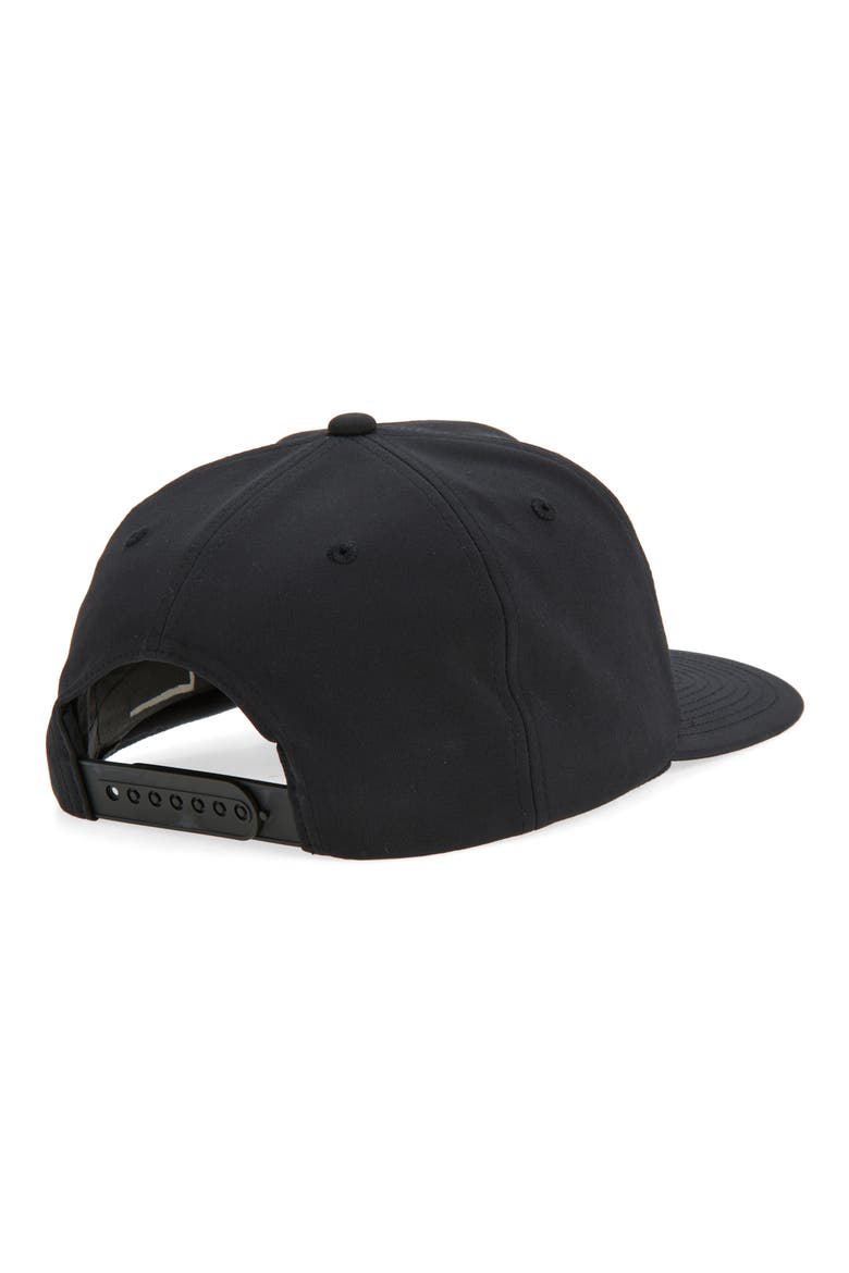Vista Water Repellent Snapback Cap, Alternate, color, BLACK
