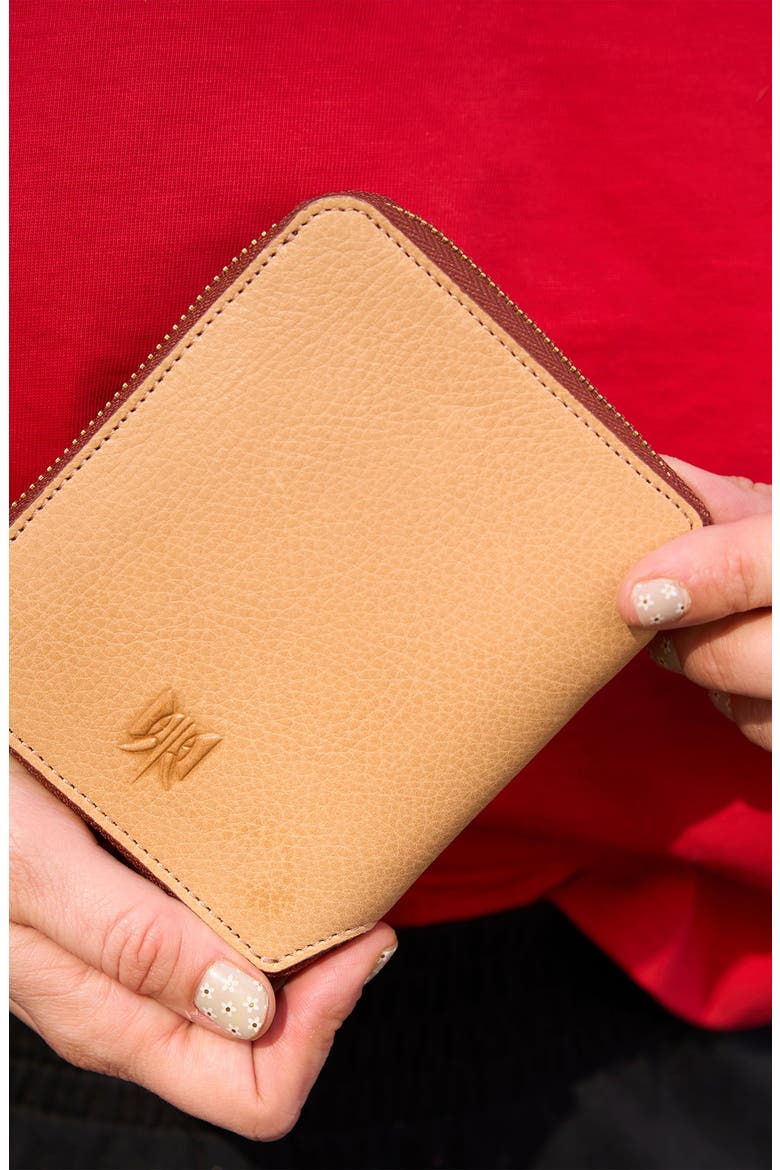 Utah Medium Zip Around Wallet, Alternate, color, Natural