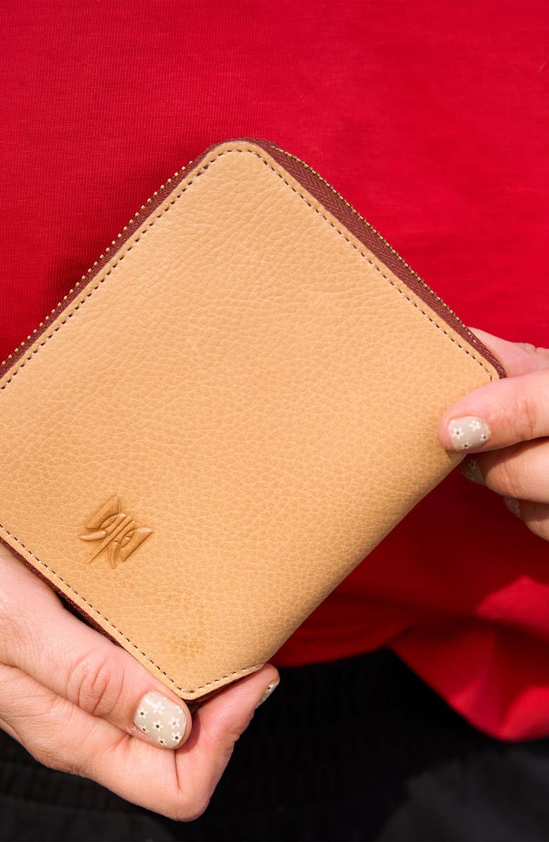 Tusk Utah Medium Zip Around Wallet, Alternate, color, Natural