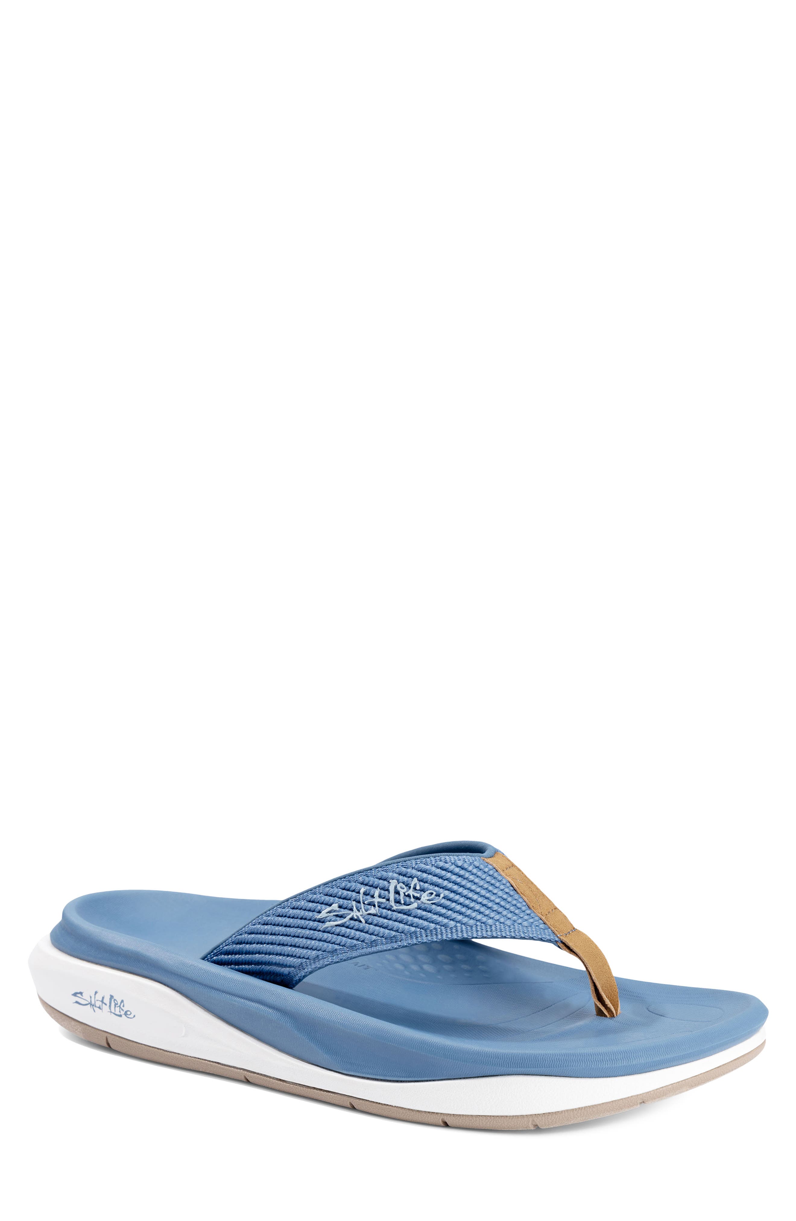 The Saltwater Flip Flop, Main, color, BLUE
