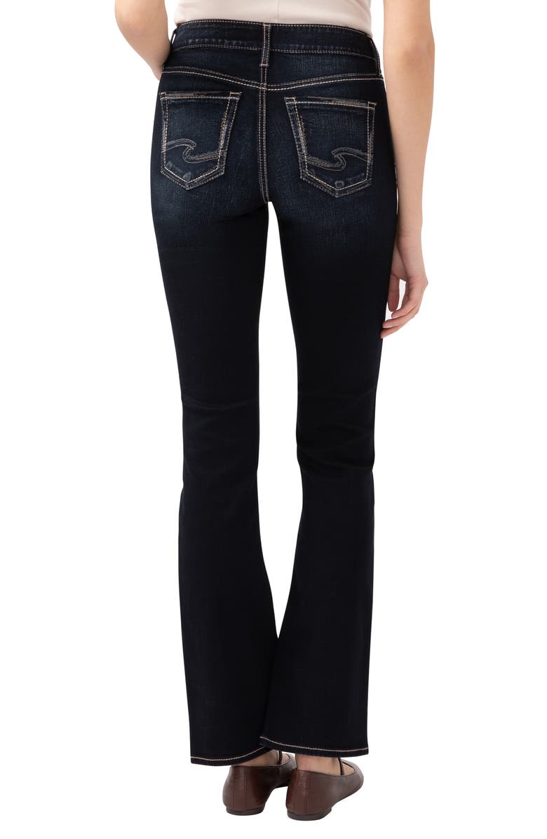 Silver Jeans Co. Suki Curvy Mid Rise Slim Bootcut Jeans, Alternate, color, Indigo