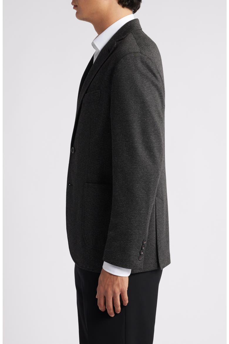 Alfi Textured Knit Sport Coat, Alternate, color, CHARCOAL