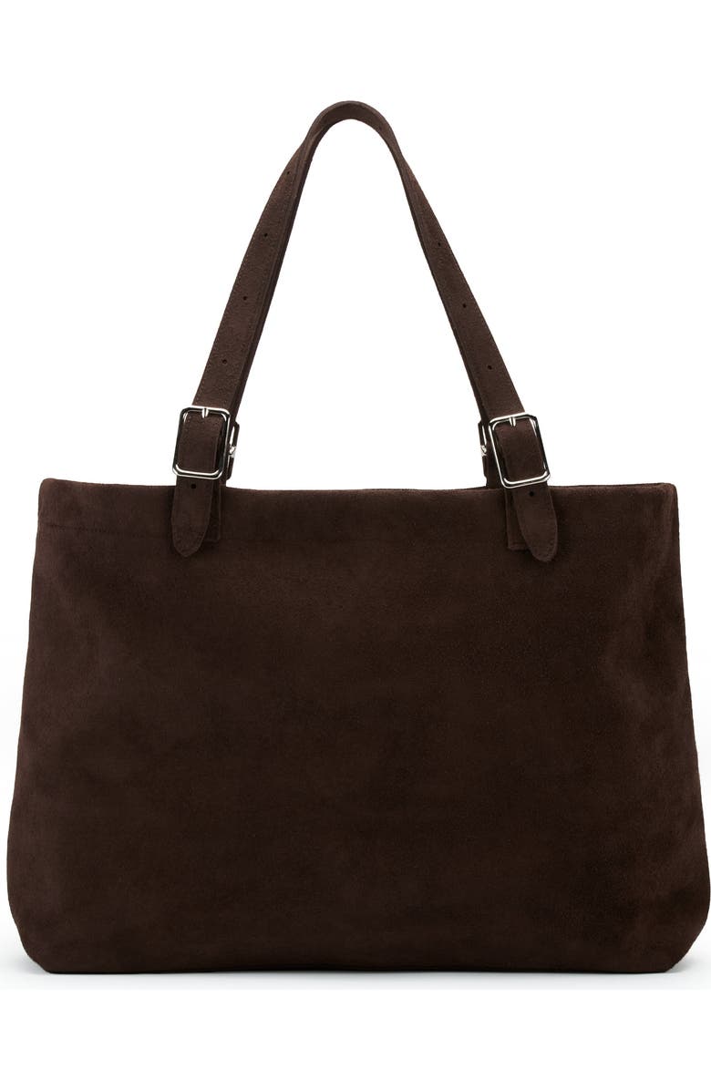 Ezra Arthur Dakota Nubuck Suede Leather Tote Bag, Main, color,