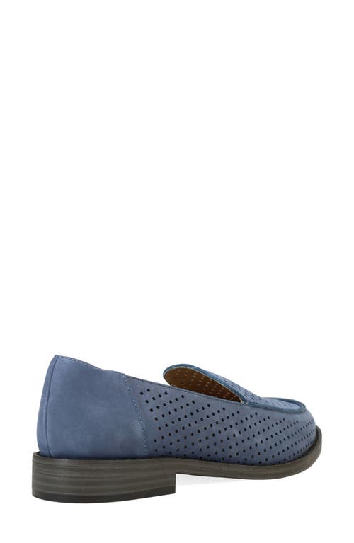 Eileen Fisher Abode Leather Loafer In Blue