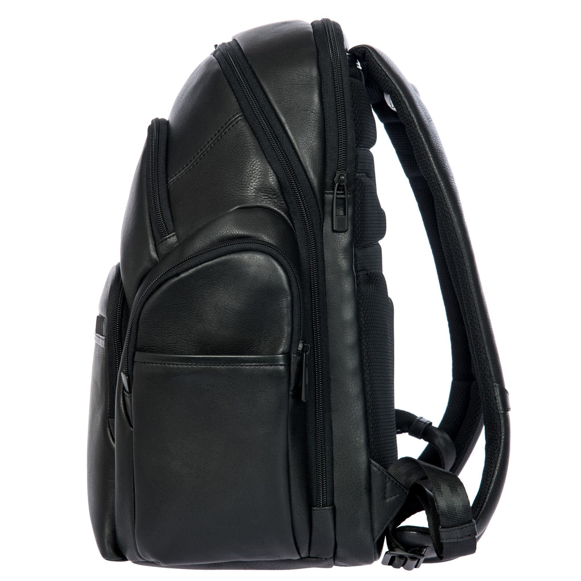 Porsche Design Roadster Leather EVO Backpack L, Alternate, color, Black
