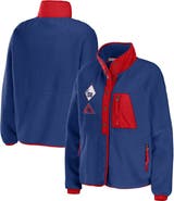WEAR by Erin Andrews Women's WEAR by Erin Andrews Royal New York Giants Polar Fleece Raglan Full-Snap Jacket