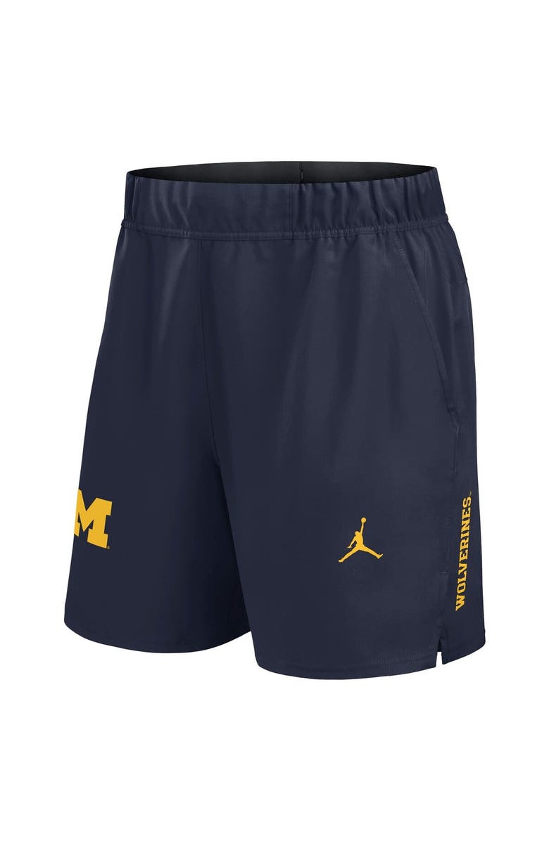 Jordan Brand Men's Jordan Brand Navy Michigan Wolverines Primetime Woven Victory Performance Shorts, Alternate, color, 