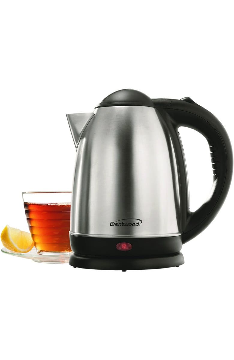 Brentwood 1.7L Stainless Steel Electric Kettle, Alternate, color, Stainless Steel