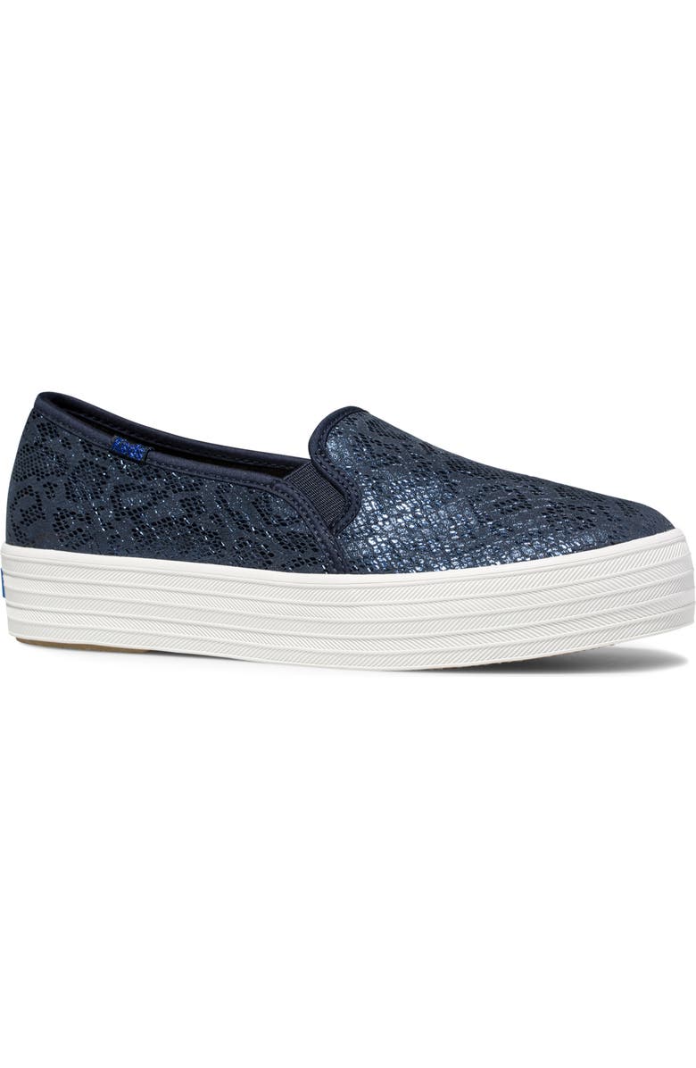 Keds<sup>®</sup> Triple Decker Slip-On Platform Sneaker, Main, color,