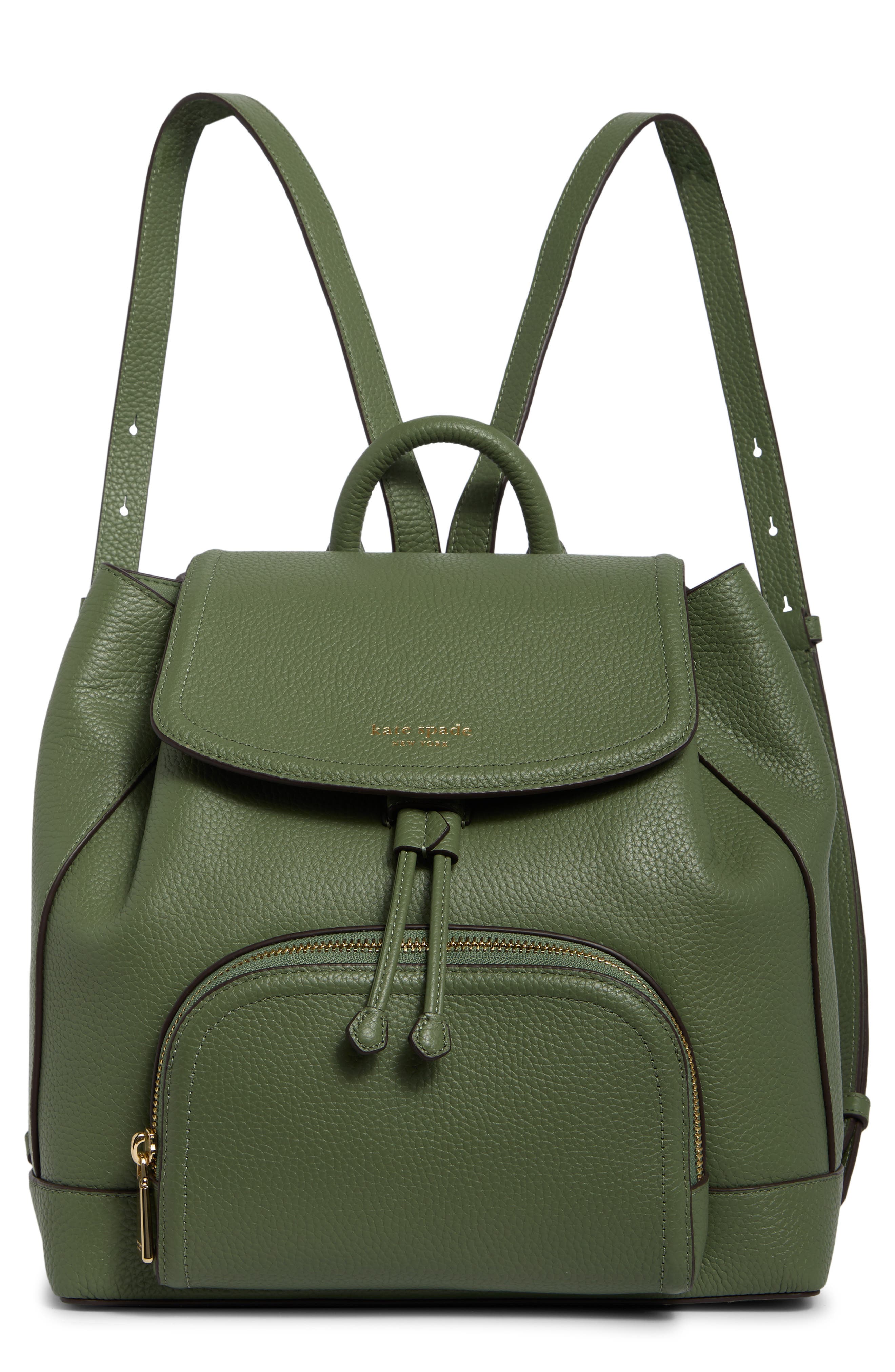 Pebbled Leather Backpack