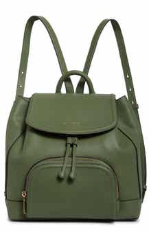Pebbled Leather Backpack